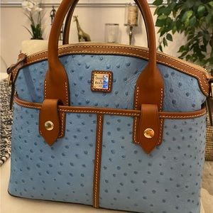 Ostrich Domed Satchel